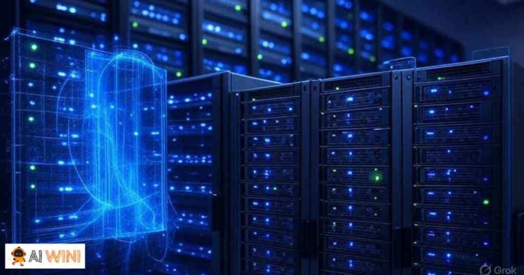 Amazon Bedrock, data center, cloud computing, security, technology infrastructure"