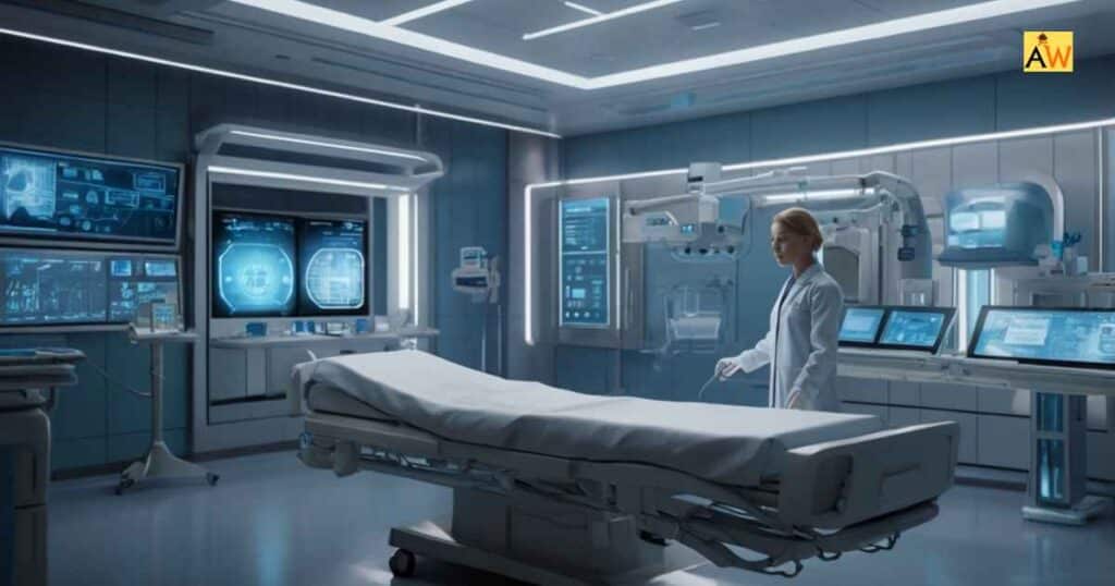 AI surgical assistant with machine consciousness in USA hospital
