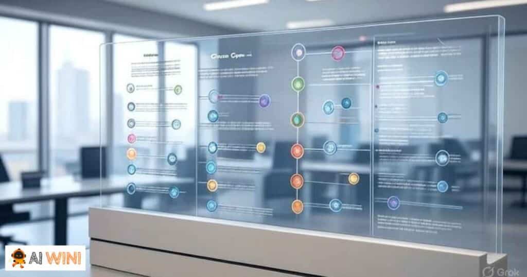 AI model comparison, infographic, technology features, data visualization, modern design"